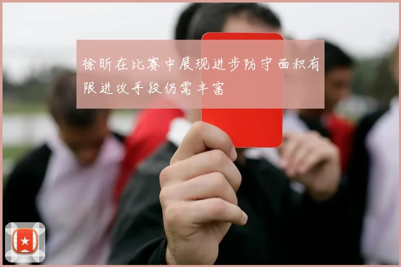 徐昕在比赛中展现进步防守面积有限进攻手段仍需丰富