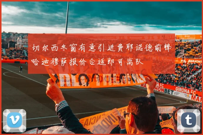 切尔西冬窗有意引进费耶诺德前锋哈迪穆萨报价合适即可离队